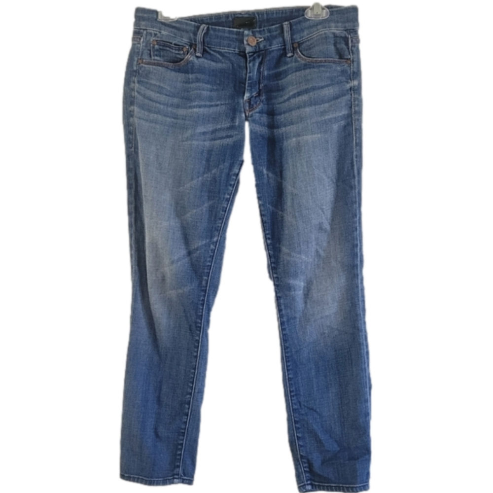 Mother The Looker Crop Blue Jeans Size 30 (no size tag-refer to measurements)